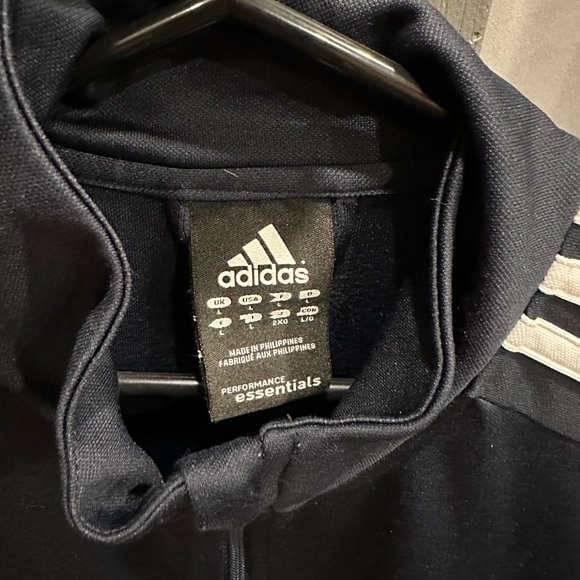 Zipper athletic ADIDAS Blue Jacket - Picture 2 of 2